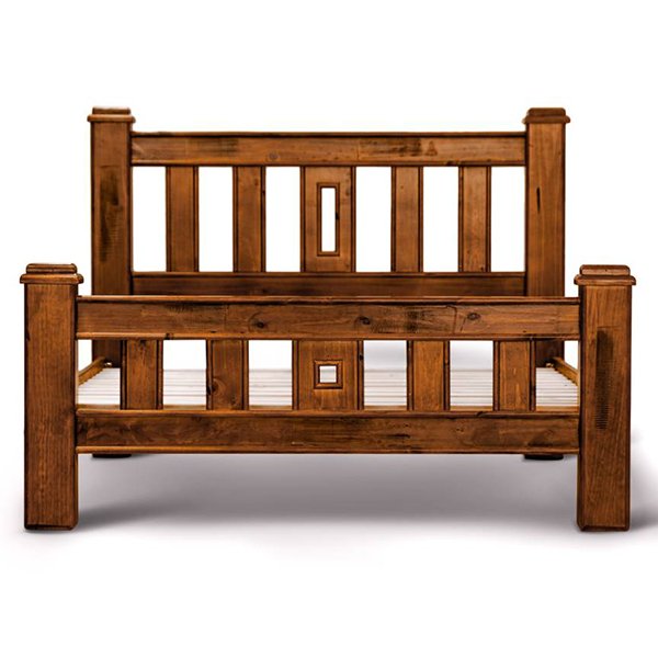 Kiama Pine Wood Queen Bed