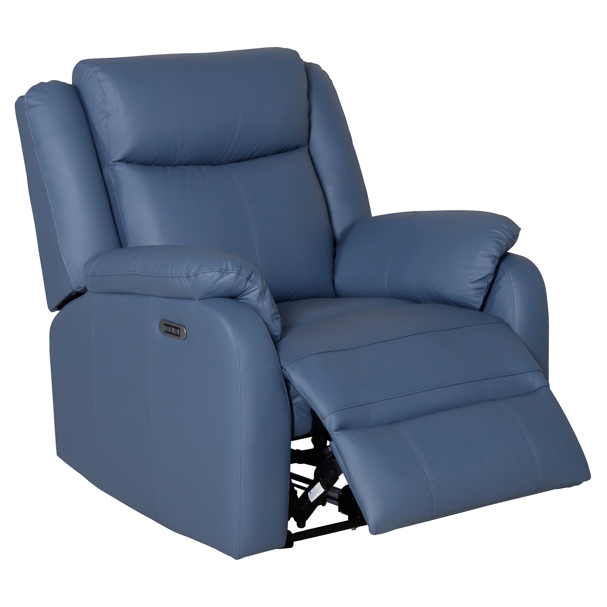 Dibuvera Leather Electric Recliner Chair - Blue
