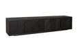 2.23m Entertainment TV Unit - Textured Espresso Black - image 2
