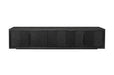 2.23m Entertainment TV Unit - Textured Espresso Black