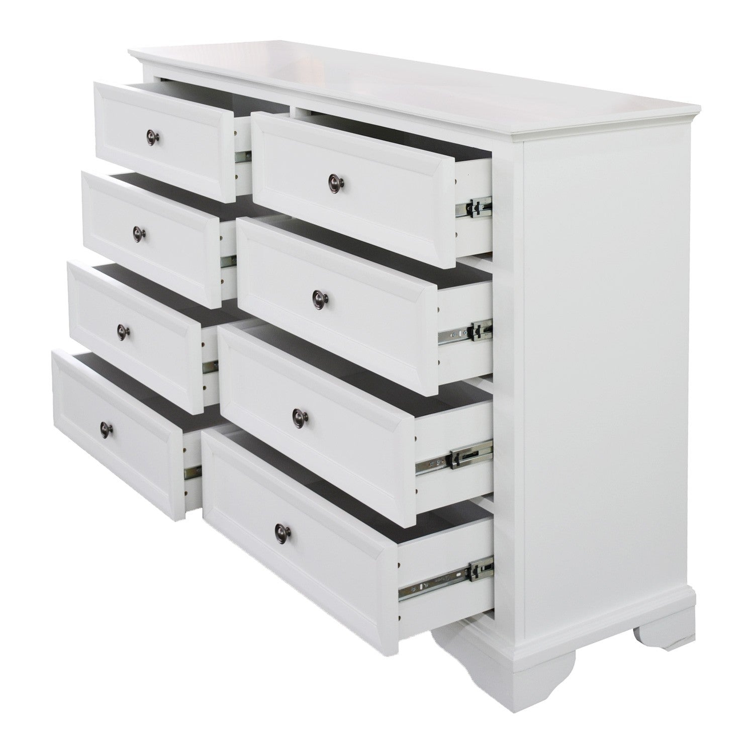 Kanera Acacia Timber 8 Drawer Dresser