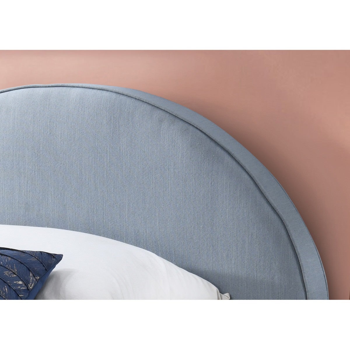 Facatala Fabric Bed - King Single - Denim Blue
