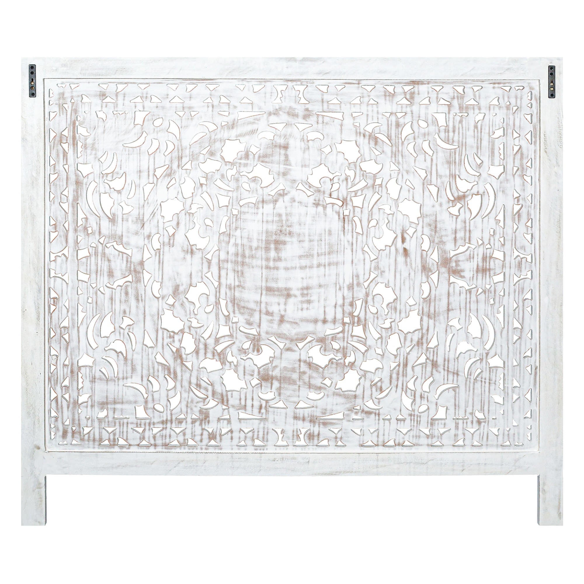 Ceforiva Handcrafted Mango Wood Bed Headhoard - Queen