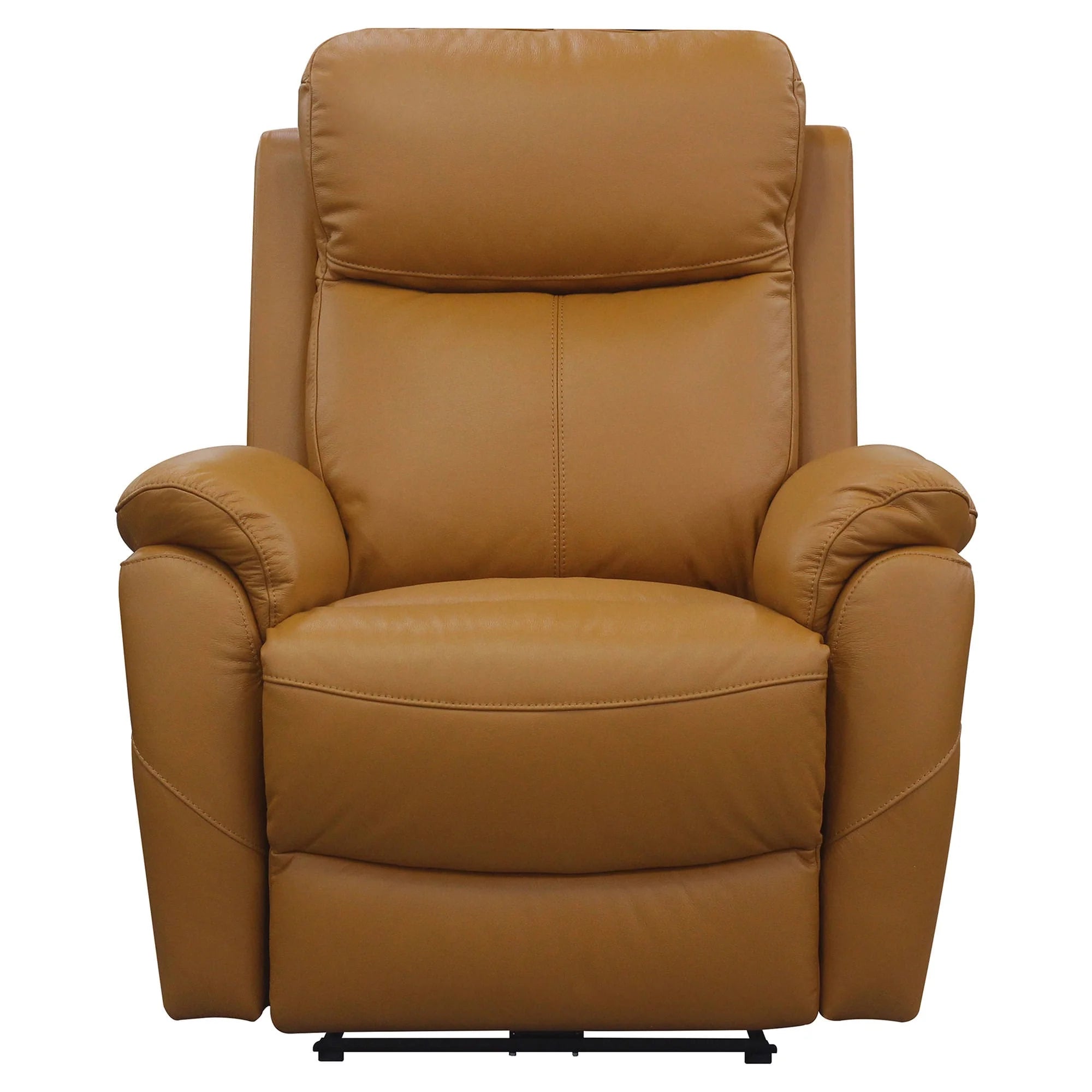 Camden Leather Electric Recliner Lounge Set - Tangerine