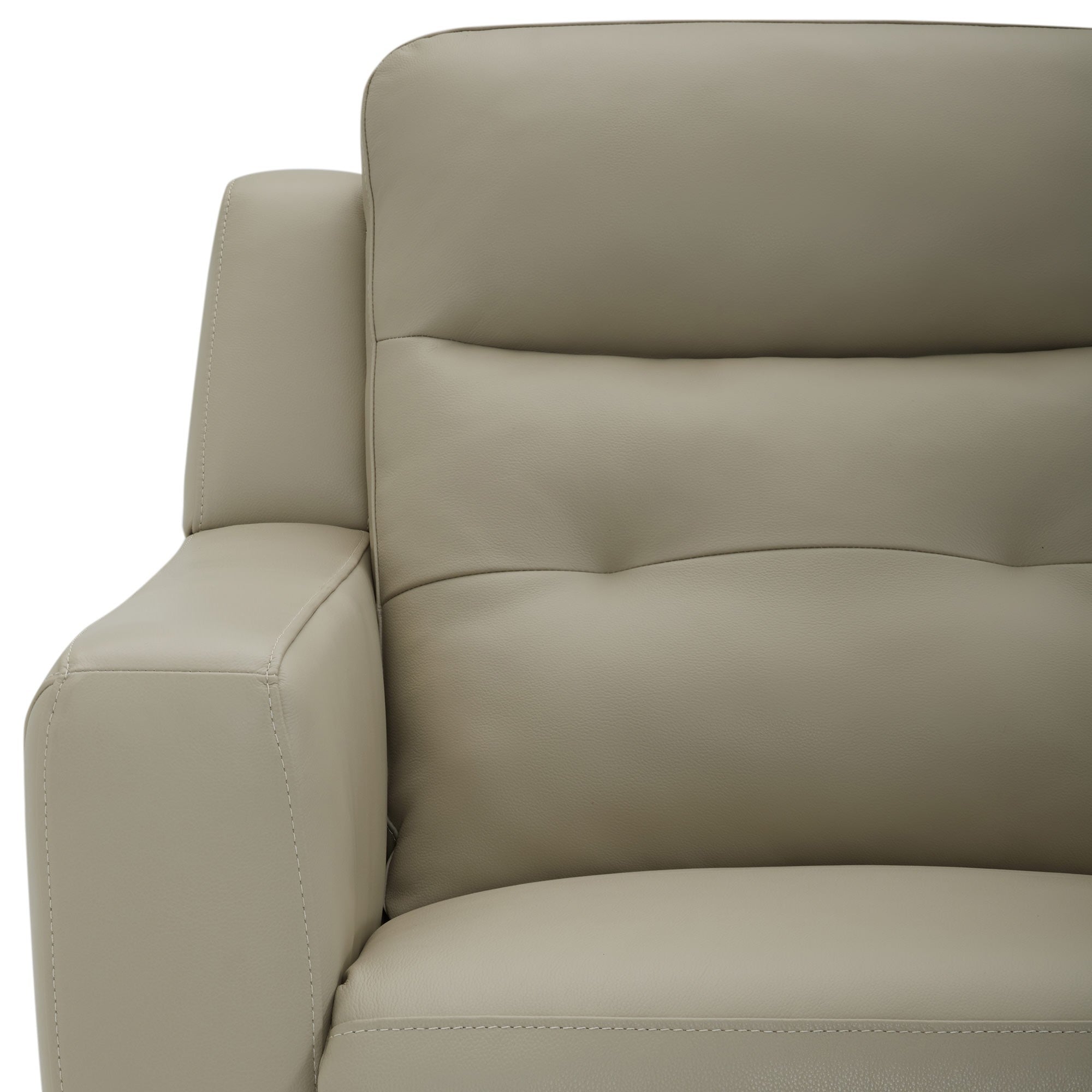 Nepocora Fabric Electric Recliner Armchair - Oyster