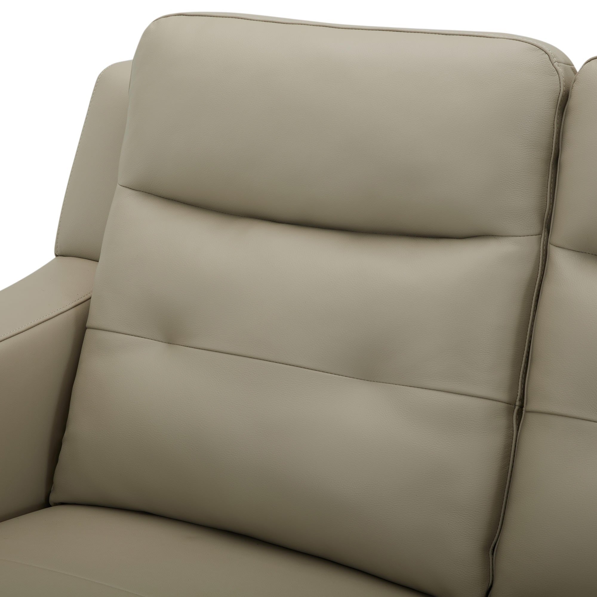 Nepocora Fabric Electric Recliner Armchair - Oyster