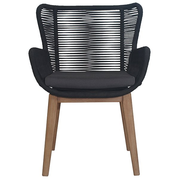 Kuhl Rope & Eucalyptus Timber Outdoor Dining Chair