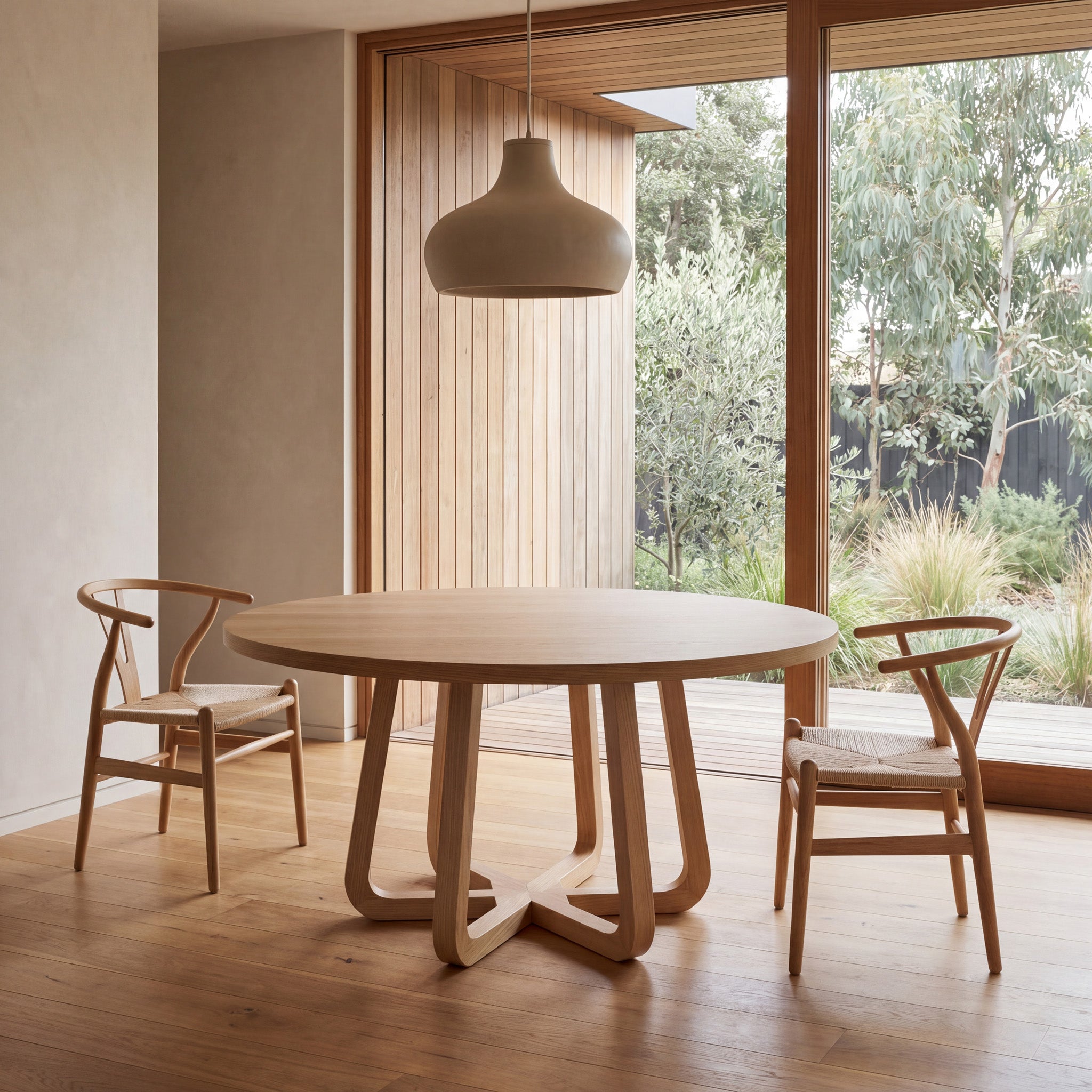 1.5m Round Dining Table - Natural - image 2