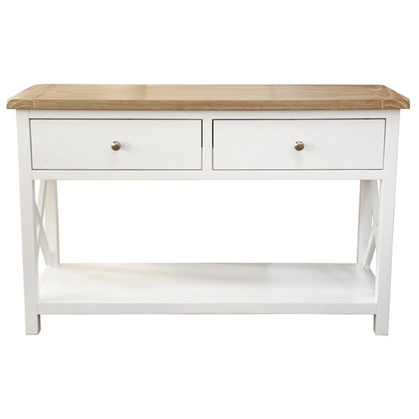 Widden Timber 2 Drawer Console