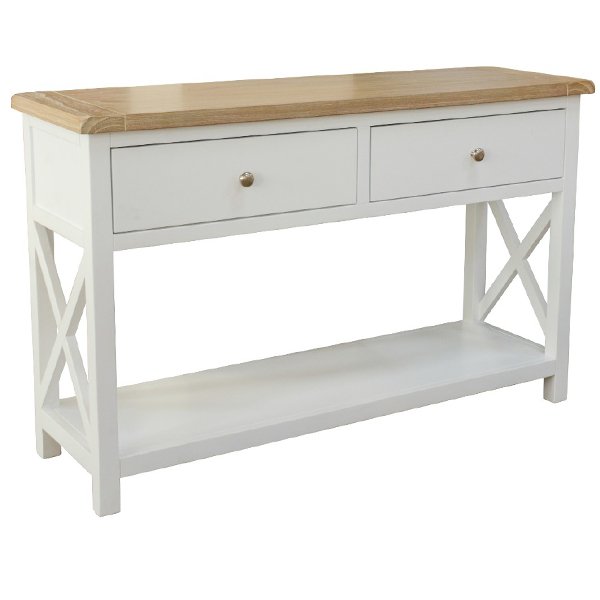 Widden Timber 2 Drawer Console