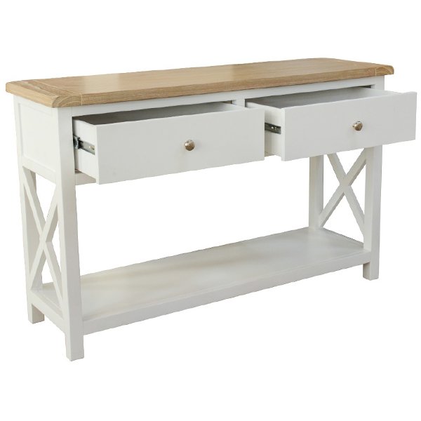 Widden Timber 2 Drawer Console