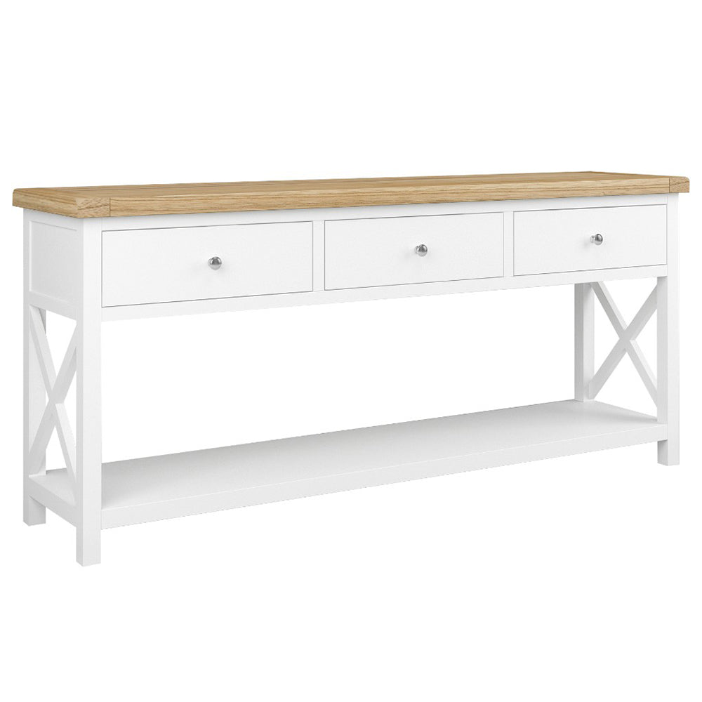 Widden Timber 3 Drawer Console