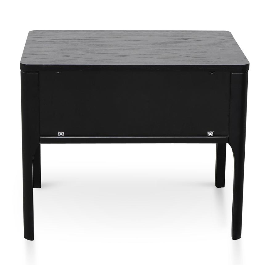 Bedside Table - Black Veneer