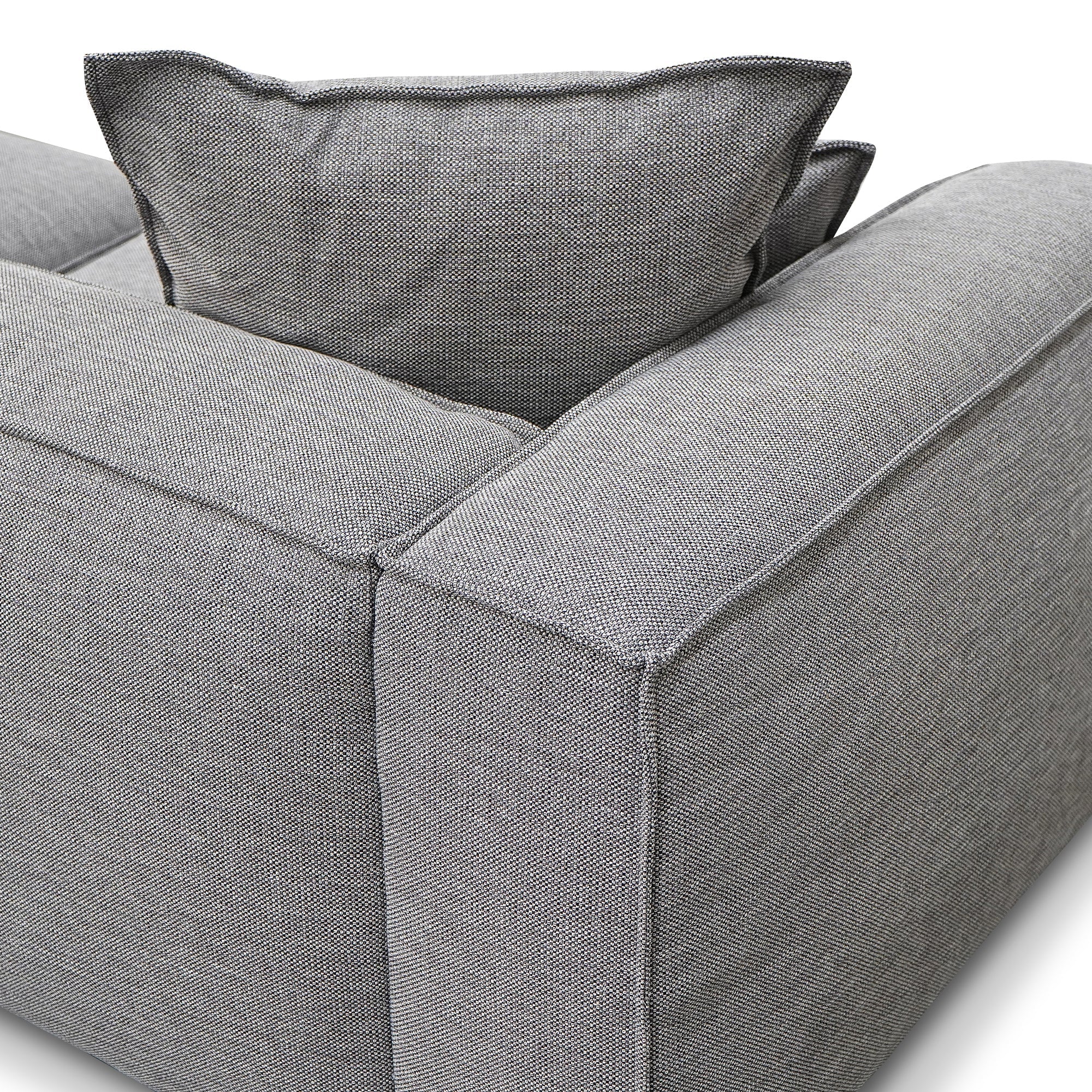 CLC2734-KSO 4 Seater Sofa with Cushion and Pillow - Graphite Grey