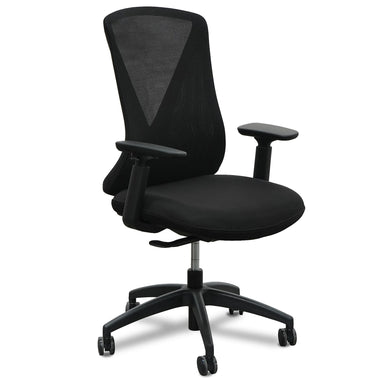 Showcasing Belosora Office Chair - Black OC2757-SN Office Chair by Calibre Furniturs