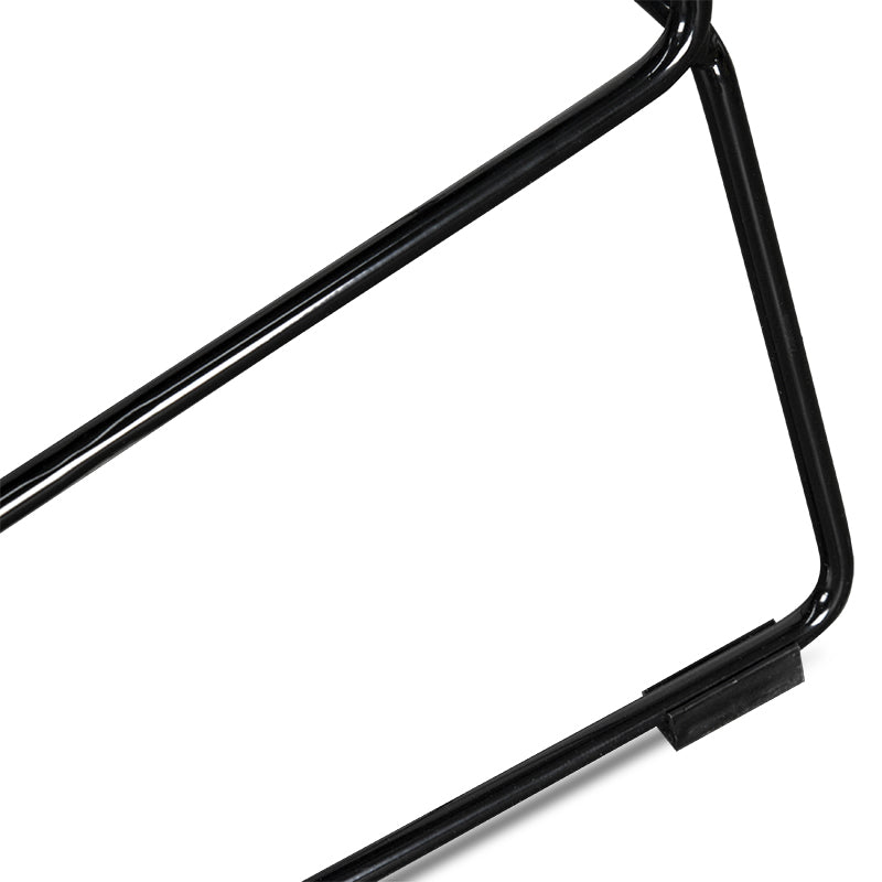 65cm Bar Stool - Black Seat With Black Frame - image 8
