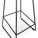 65cm Bar Stool - Black Seat With Black Frame - image 9