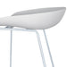 65cm Bar Stool - white Seat With white metal Frame - image 8
