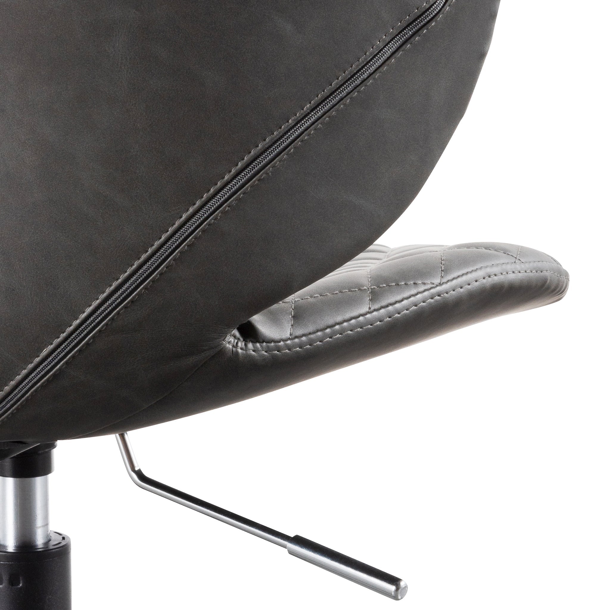 Office Chair - Charcoal with Black Base - image 9