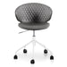 Office Chair - Charcoal with White Base - image 3