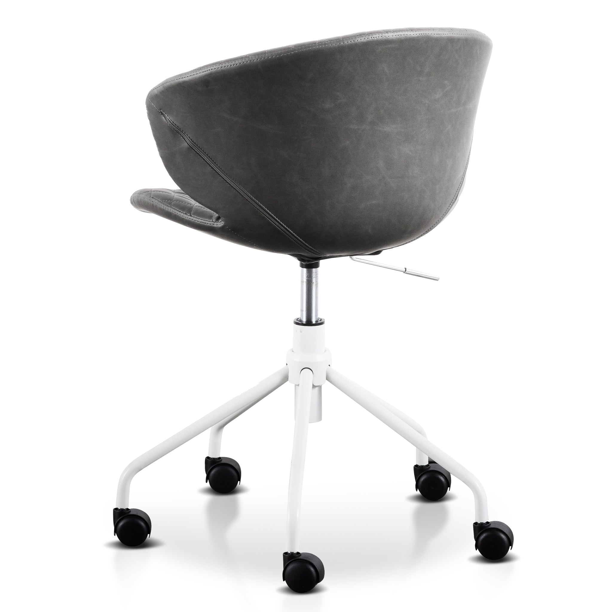 Office Chair - Charcoal with White Base - image 5