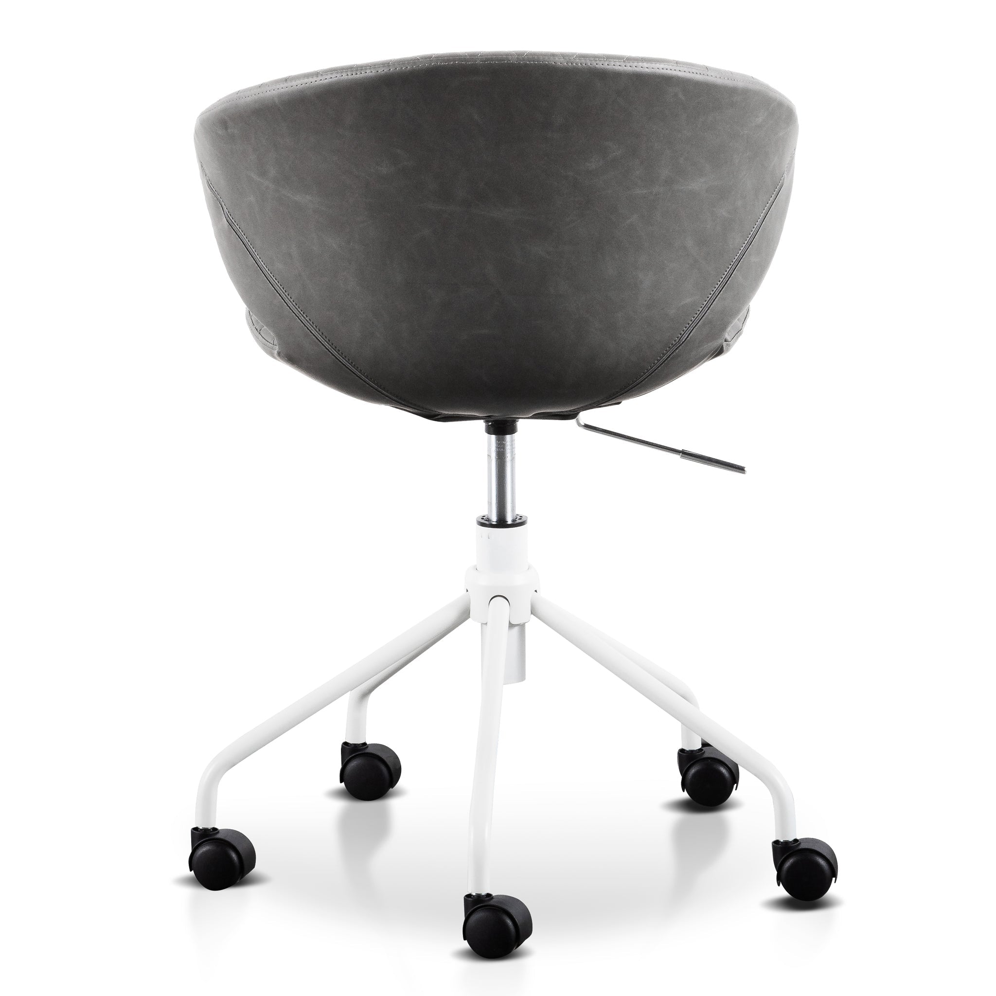 Office Chair - Charcoal with White Base - image 6