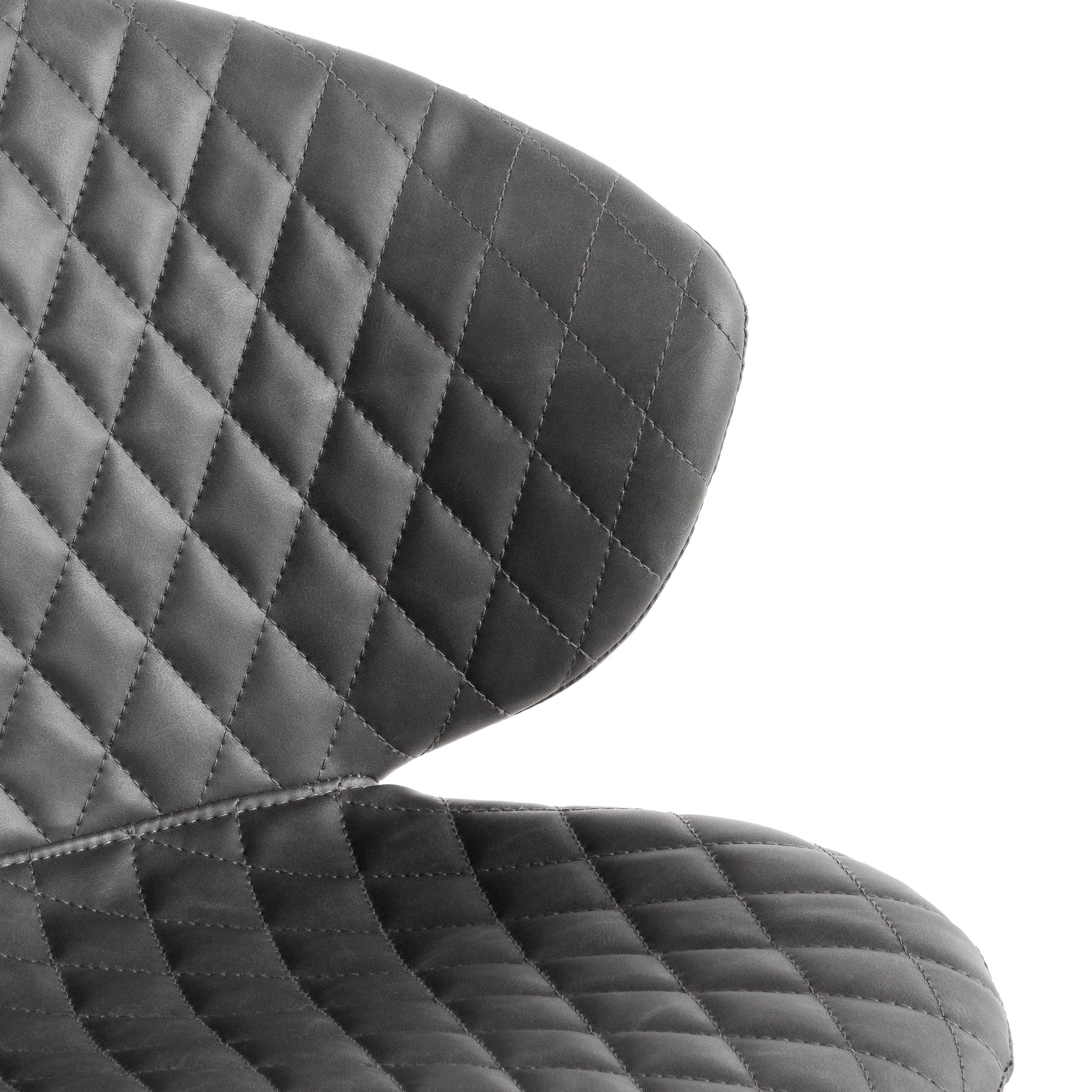 Office Chair - Charcoal with White Base - image 7