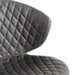 Office Chair - Charcoal with White Base - image 7