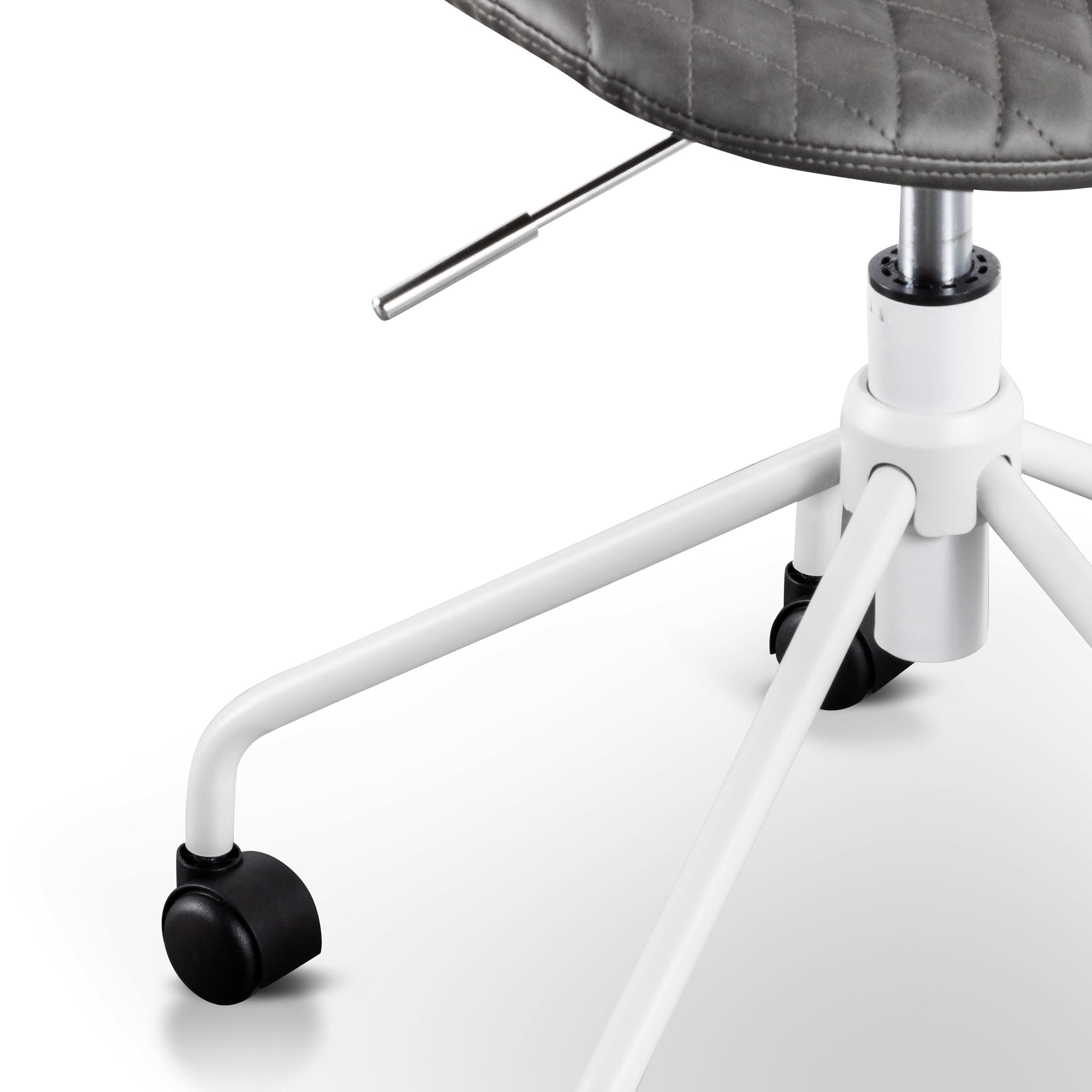 Office Chair - Charcoal with White Base - image 8