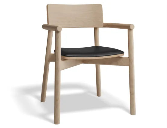 Andi with Pad and Fabric Cushion Armchair - Natural