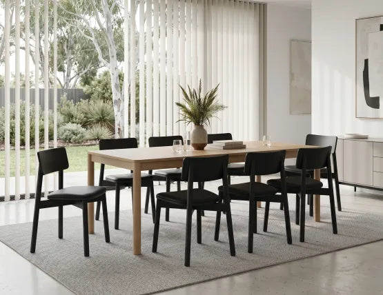 Andi Cafe Chair with Fabric Seat Pad - Tan (Set of 4)