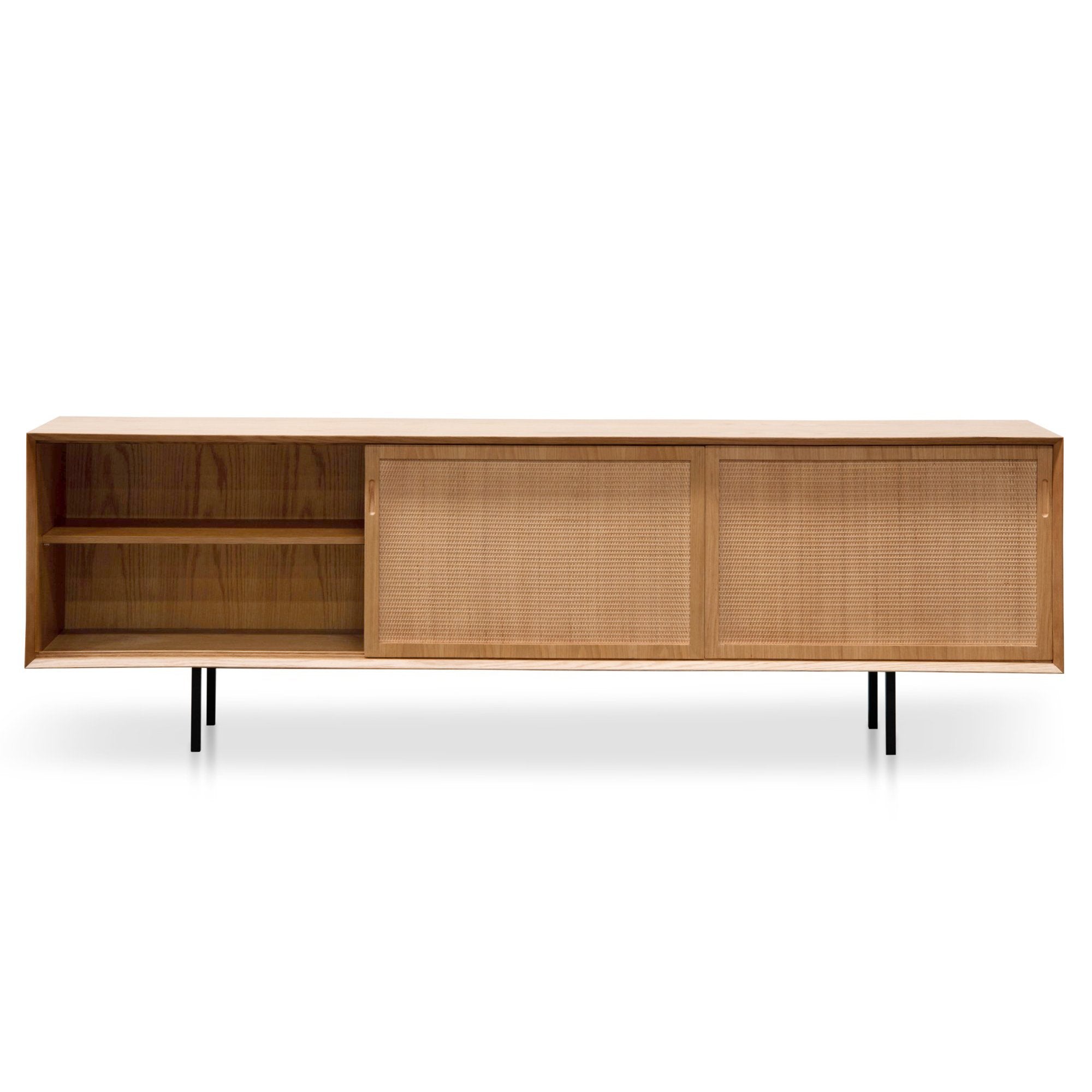 2.2m TV Unit - Natural