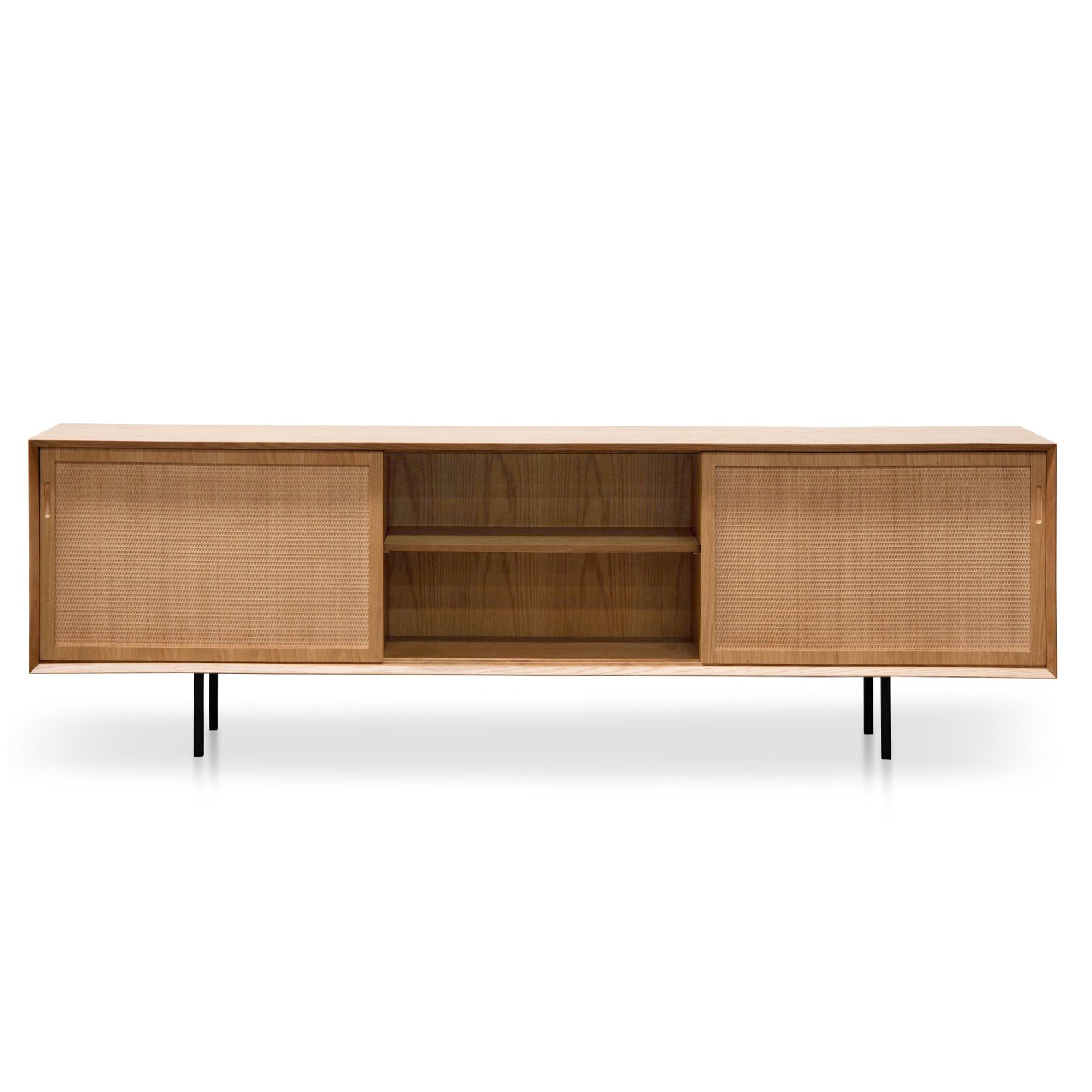 2.2m TV Unit - Natural