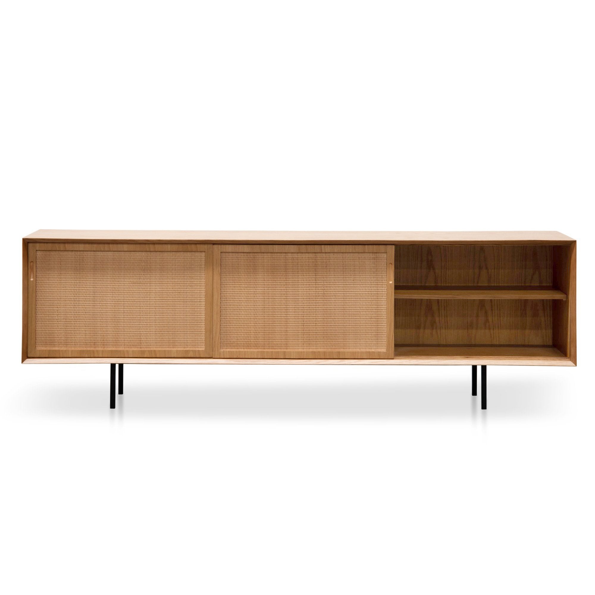 2.2m TV Unit - Natural