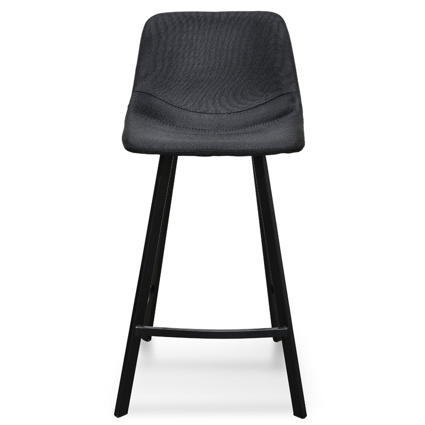 65cm Bar Stool - Black (Set of 2)