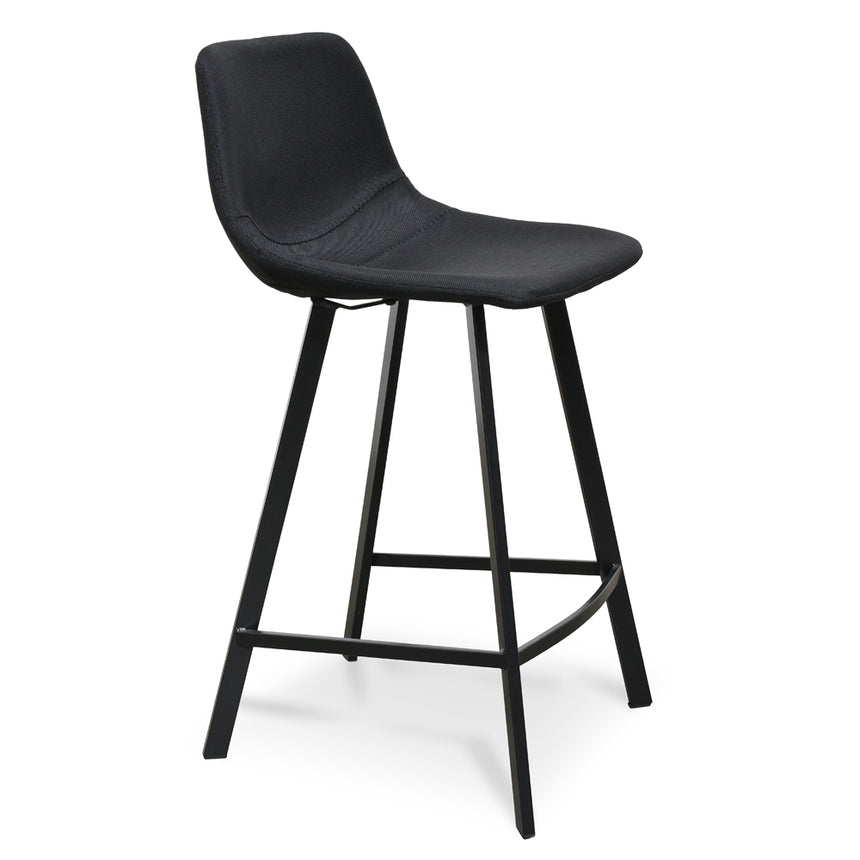 65cm Bar Stool - Black (Set of 2)