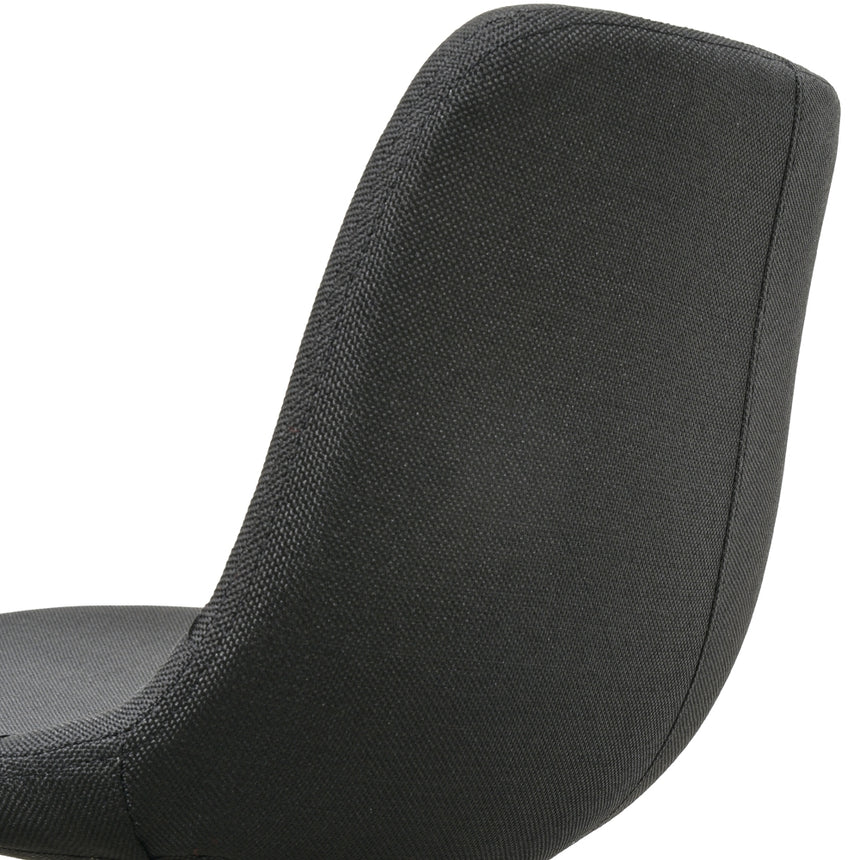 65cm Bar Stool - Black (Set of 2)