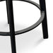 65cm Bar Stool -With Natural Timber Seat - Black Frame (Set of 2) - image 6