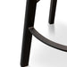 65cm Bar Stool -With Natural Timber Seat - Black Frame (Set of 2) - image 7