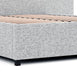 Queen Sized Bed Frame - Dusty Pepper Boucle with Storage - image 5