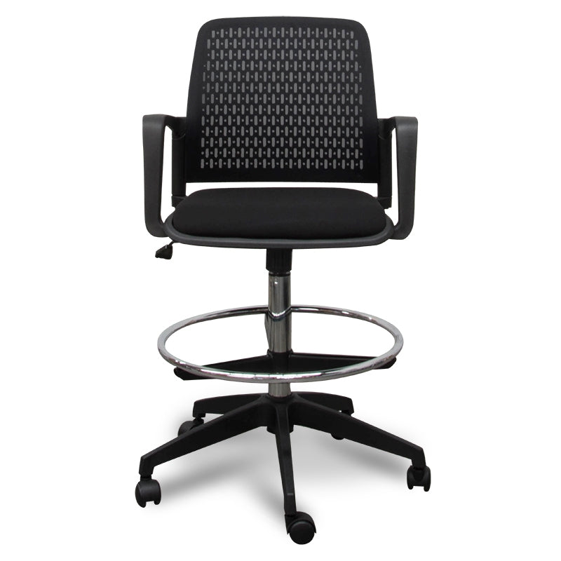 Drafting Office Chair - Black - image 2