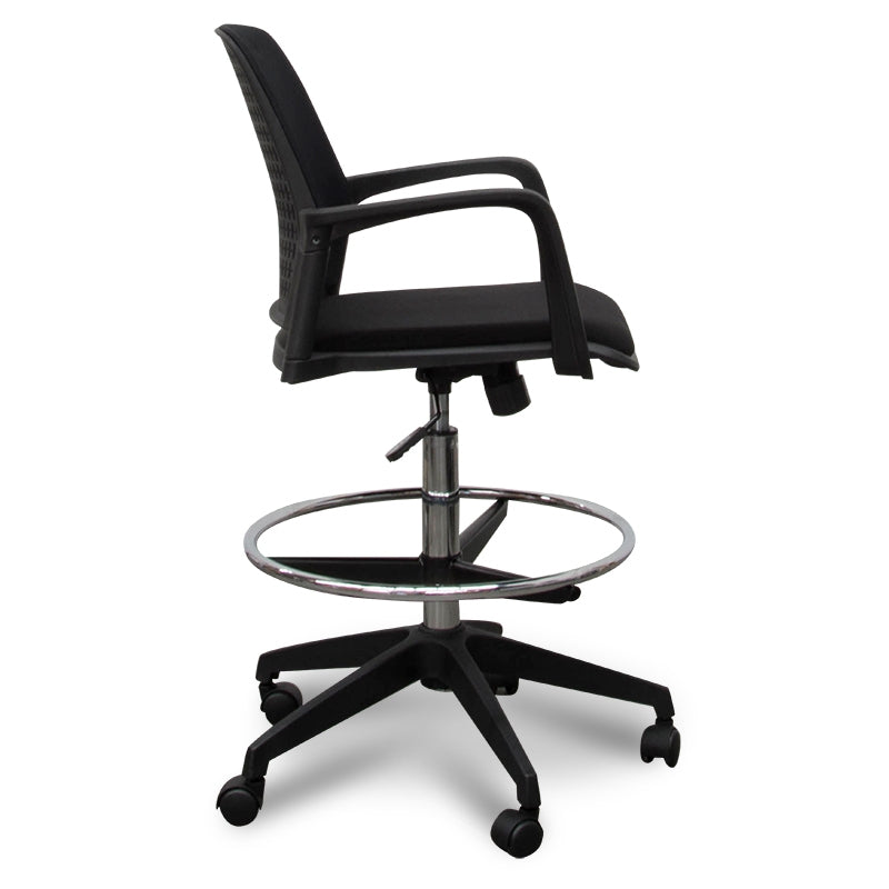 Drafting Office Chair - Black - image 4