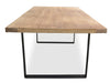 Reclaimed Elm Wood Table 1.5m - Rustic Natural - image 4