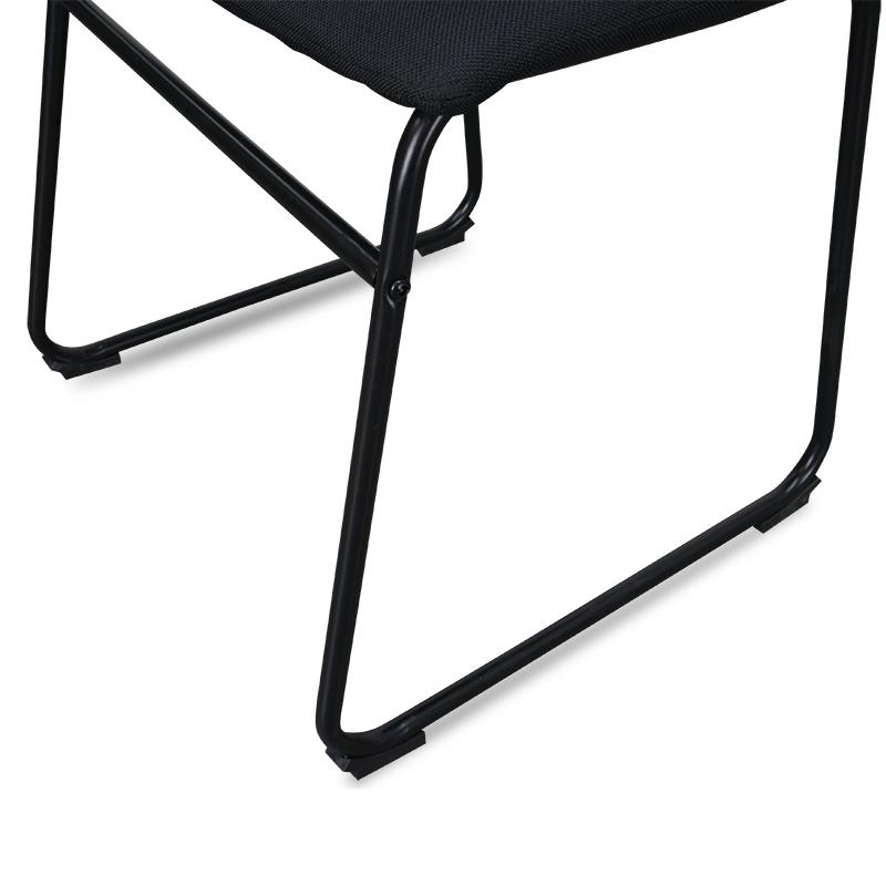 Set Of 2 - Darcy Fabric Dining Chair - Black