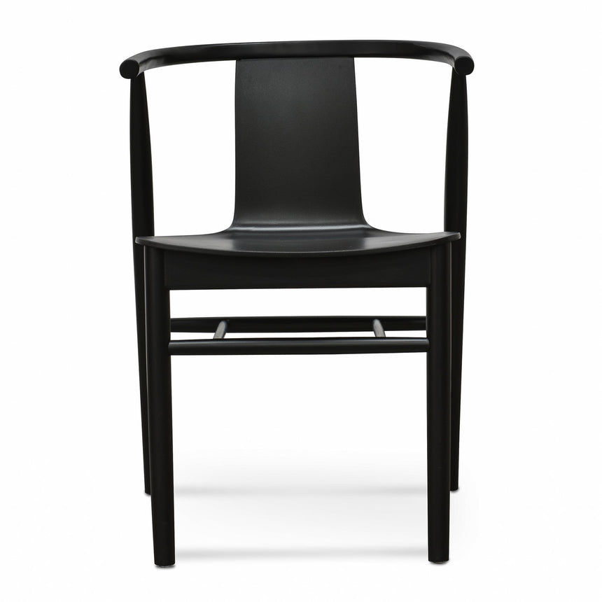Dining Chair - Black Shell - Black Seat (Set of 2)