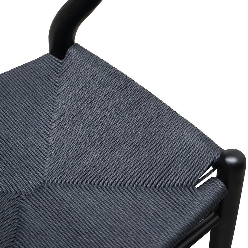 Cord Dining Chair - Full Black(Set of 2)