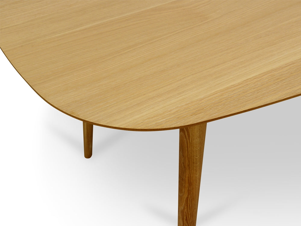 1.3m Fixed Dining Table - Natural - image 3