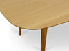 1.3m Fixed Dining Table - Natural - image 3