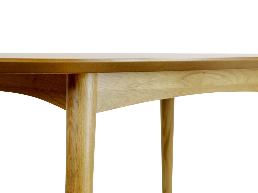 1.3m Fixed Dining Table - Natural - image 4