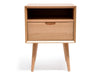 SQ Wooden Bedside Table - image 2